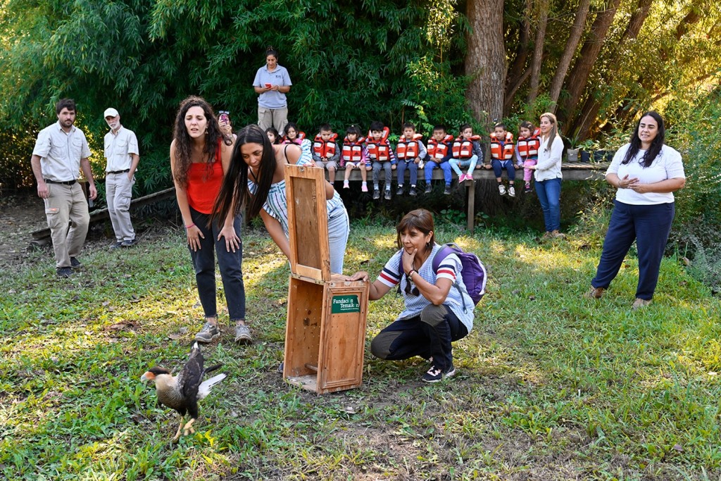 El Municipio reinsertó especies de fauna nativa en la Reserva Municipal Carapachay de Delta de Tigre