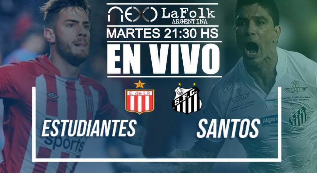 Santos vs Estudiantes La Plata, Copa Libertadores desde Brasil en VIVO por Argen TV y La Folk Argentina