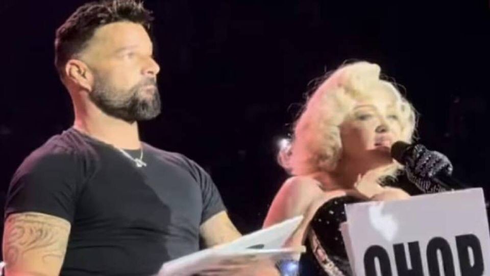 Ricky Martin tuvo una erección en pleno recital de Madonna  