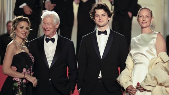 Richard Gere llevó a Homer, su hijo mayor, al Festival de Cannes