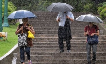 Martes con tormentas hacia la tarde y una máxima de 34°