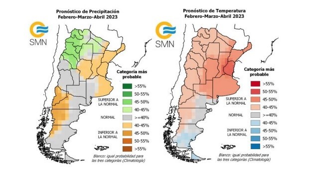 Estrés climático: hasta abril, el centro del país y el NEA seguirán con lluvias inferiores a lo normal