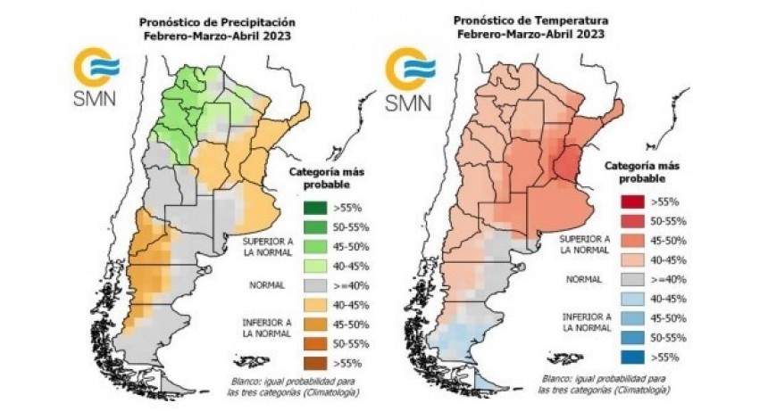 Estrés climático: hasta abril, el centro del país y el NEA seguirán con lluvias inferiores a lo normal