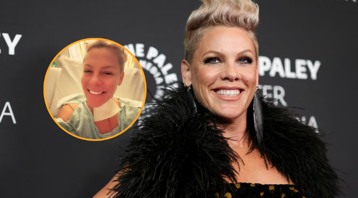 Pink enfrenta una cirugía clave y apuesta a dejar atrás el dolor para volver a los escenarios
