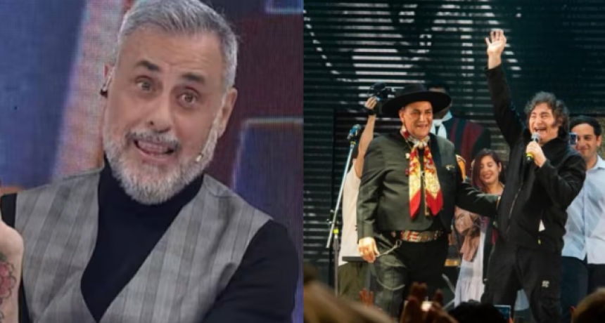 El filoso apodo que Jorge Rial le dedicó al Chaqueño Palavecino tras cantar con Milei en Jesús María