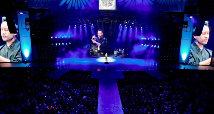 Emoción, homenajes y diversidad musical marcaron la quinta luna coscoína.