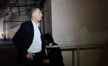 Macri recorre el obrador de soterramiento del Sarmiento junto a Matteo Renzi