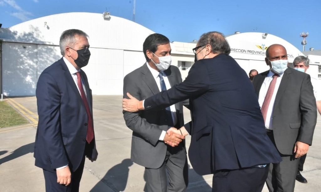  El jefe de Gabinete Manzur y el embajador Argüello visitaron Santiago del Estero 