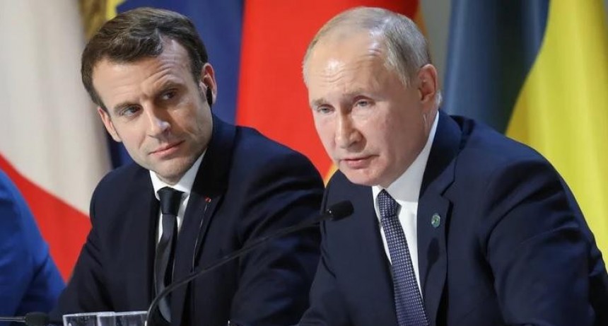 Macron se reúne con Putin para intentar frenar el conflicto entre Rusia y Ucrania