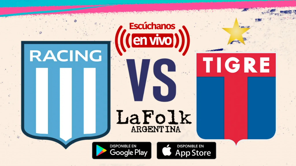 Racing vs. Tigre, por la Liga Profesional 2023| EN VIVO por La Folk Argentina