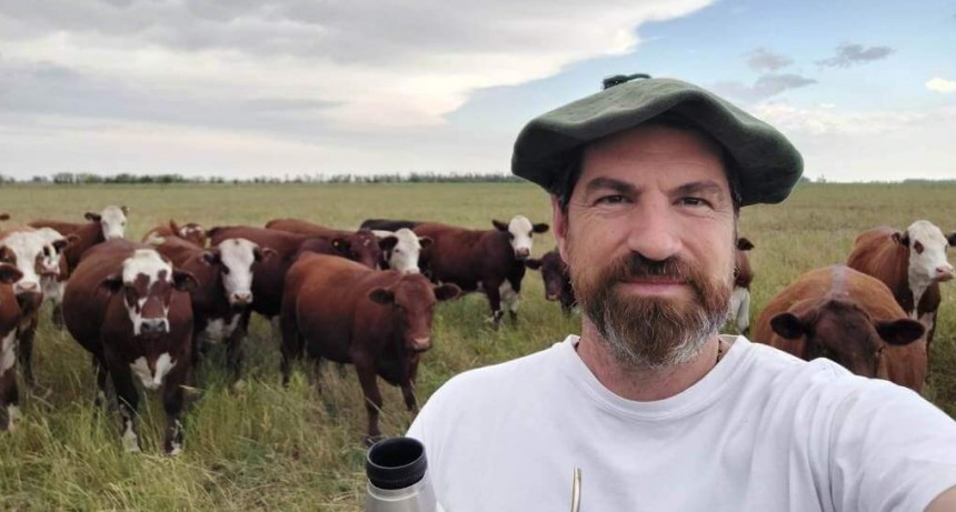 Hernán, el productor que con la ganadería quiere imitar a la naturaleza
