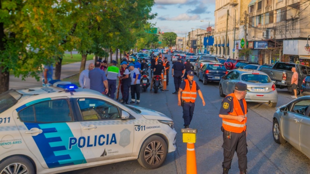 San Fernando participó en un operativo de Seguridad Vial del Ministerio de Transporte