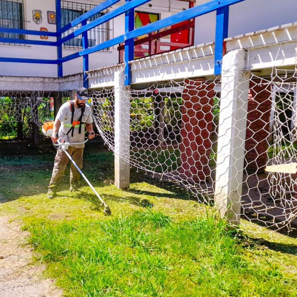 El Municipio de Tigre realizó labores de mantenimiento en escuelas del Delta de cara al inicio del ciclo lectivo 2025