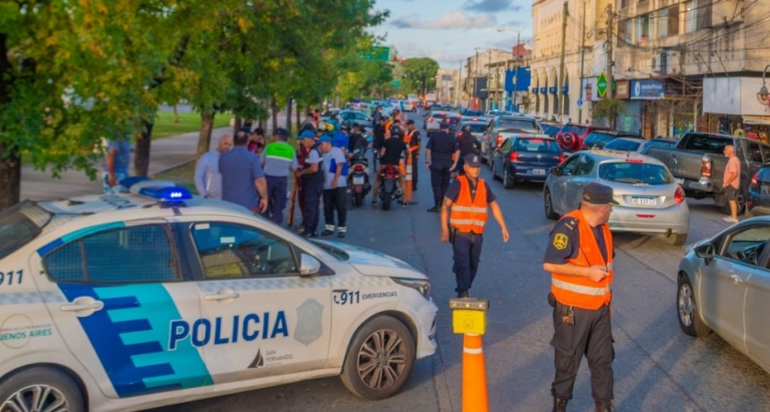 San Fernando participó en un operativo de Seguridad Vial del Ministerio de Transporte