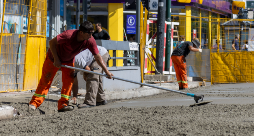 Avanza el plan para la reparación de calles y veredas en la Av Santa Fe 