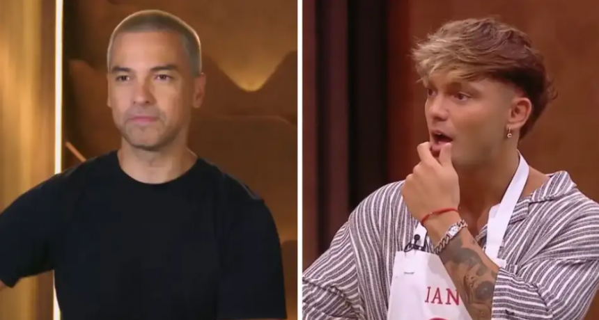 Se conoció el fuerte cruce entre Ian Lucas y el Chino Leunis en MasterChef Celebrity