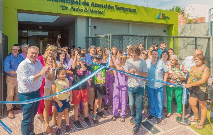 Juan Andreotti inauguró un nuevo Centro Municipal de Atención Temprana para el desarrollo infantil