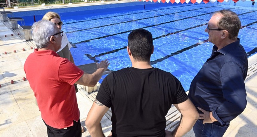 El intendente Julio Zamora supervisó trabajos de infraestructura en el Polideportivo Güemes de Benavídez