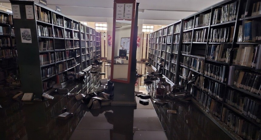 Un agroinfluencer mostró la lucha de una universidad de Bahía Blanca para levantarse luego del desastre