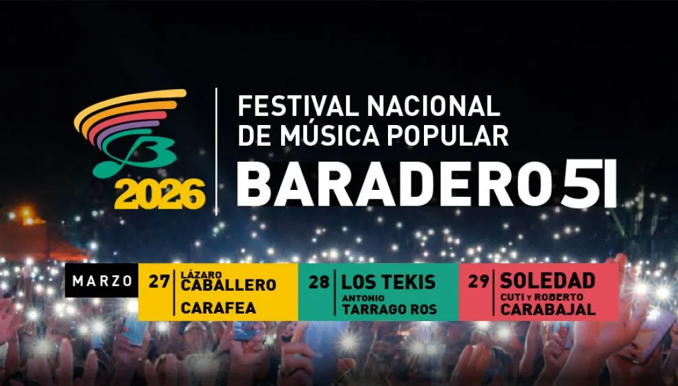 Baradero vuelve a latir al ritmo del folklore: Soledad Pastorutti, Los Tekis y L&aacute;zaro Caballero encabezan la 51&deg; edici&oacute;n del festival