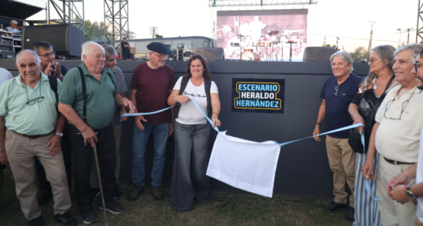 La Pampa hizo eterno a Heraldo Hern&aacute;ndez: con la inauguraci&oacute;n de su escenario