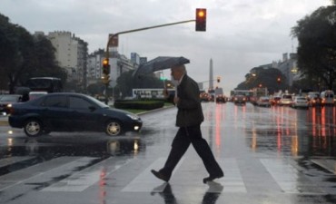 Lluvias y una temperatura máxima de 23 grados en Capital Federal y sus alrededores