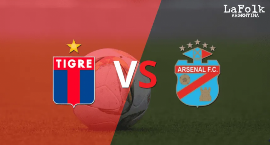 Tigre vs. Arsenal, por la Copa Liga Profesional, EN VIVO por La Folk Argentina
