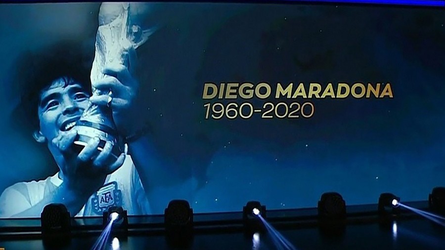 Emotivo homenaje a Maradona en la entrega de los Martín Fierro