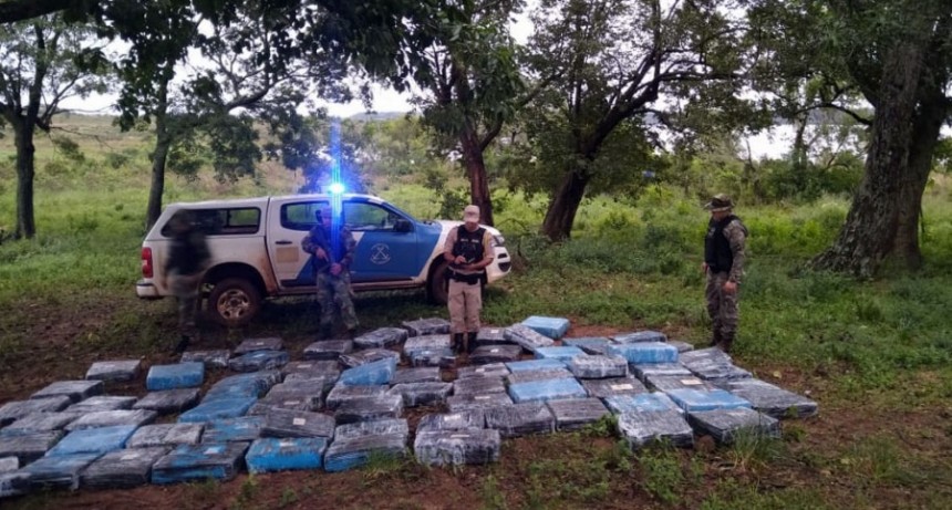 Secuestran más de tres toneladas de marihuana a orillas del río Paraná
