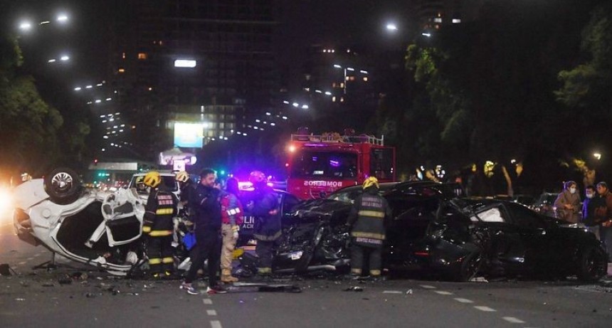Al menos diez heridos en un impactante choque múltiple frente al hipódromo de Palermo