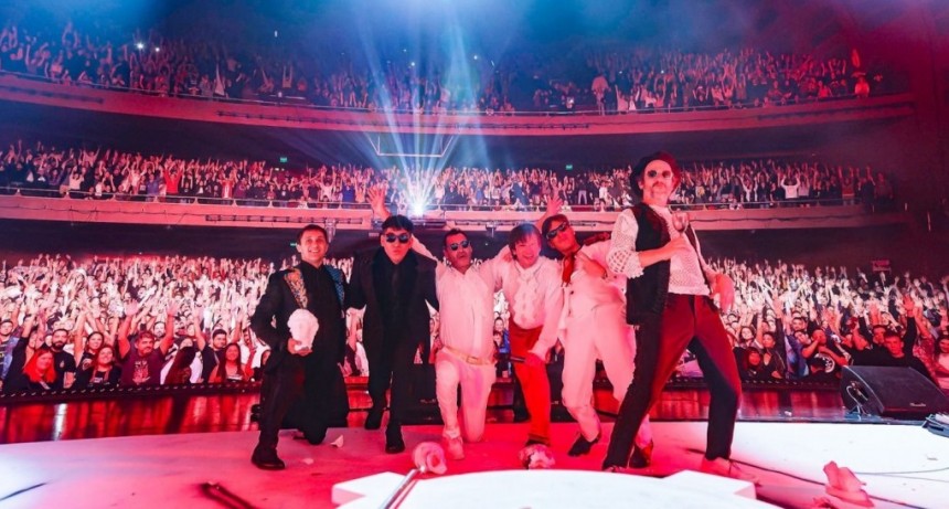 La banda argentina Turf se presentó el pasado sábado en el Teatro Gran Rex
