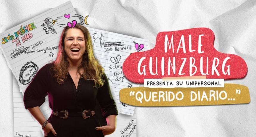 Malena Guinzburg en el Paseo La Plaza con su Unipersonal “Querido Diario”