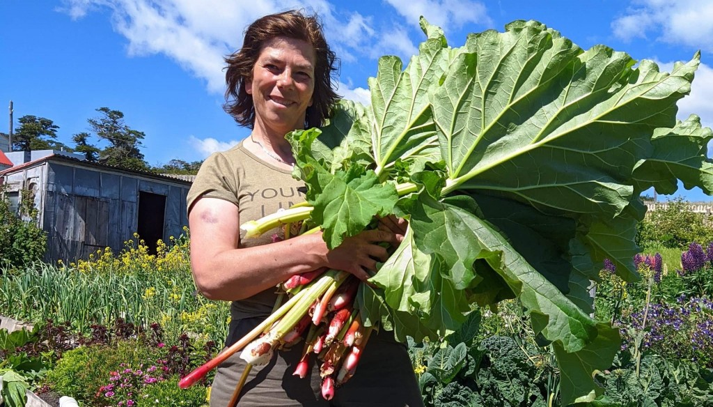 Abby, la paisajista que cultiva una historia única: una huerta de 140 años en Tierra del Fuego
