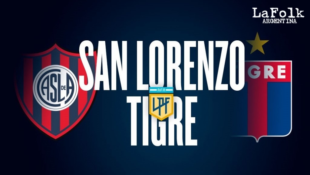 San Lorenzo vs. Tigre, por el Torneo Apertura | EN VIVO 14 Hs por La Folk Argentina