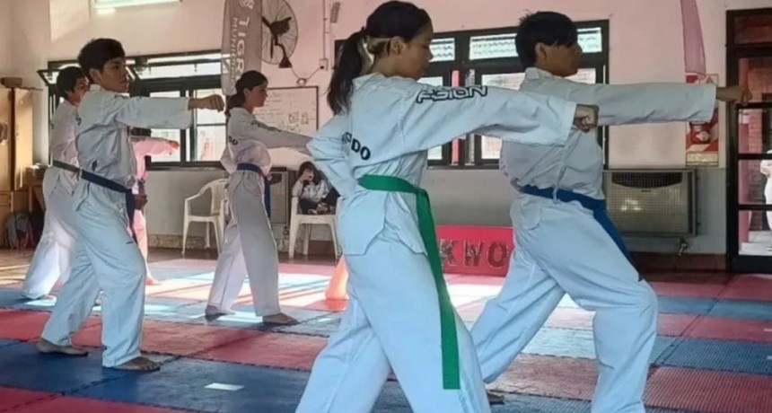 Escuela Municipal de Taekwondo: se realizó el examen anual a estudiantes de Tigre con gran convocatoria