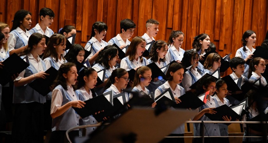 El Coro Nacional de Niños en el CCK