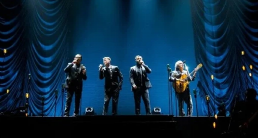 Los Nocheros fueron invitados especiales en los shows de Emanero