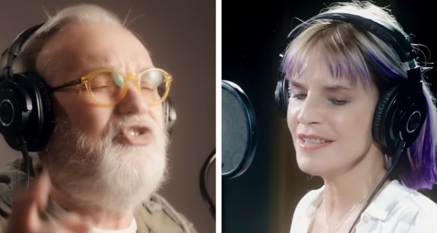 David Lebón revisita un clásico de Serú Girán acompañado por Fabiana Cantilo