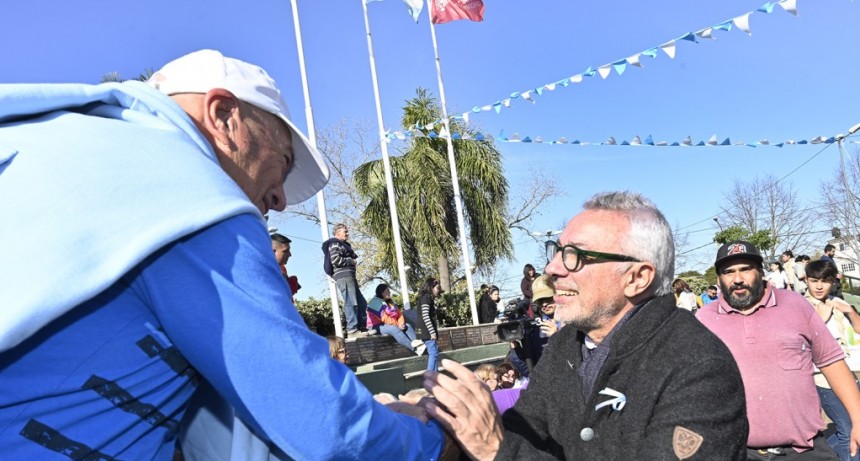 Julio Zamora participó de una nueva edición de “La patria en las plazas”