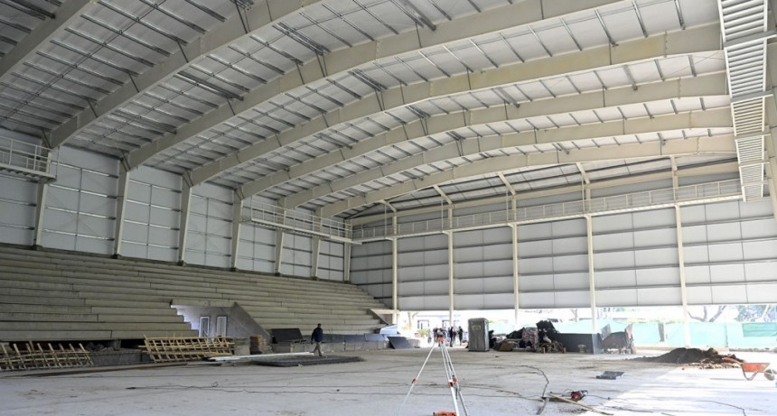 El Municipio de Tigre avanza en la construcción del nuevo microestadio de Benavídez