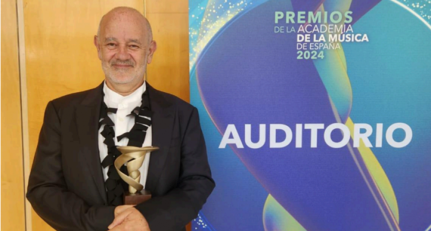 Emilio Solla triunfa en los Premios de la Academia de la Música de España