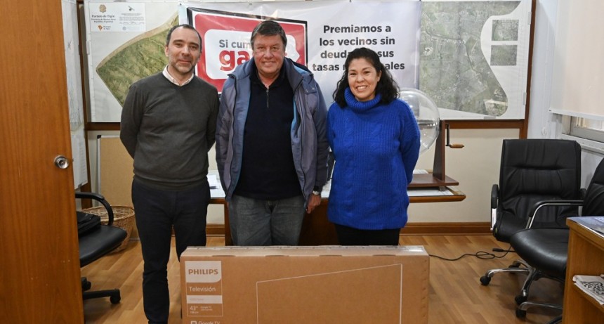 “Si Cumplís, Ganás”: se premiaron a vecinos de Tigre por pagar en tiempo y forma sus tasas municipales