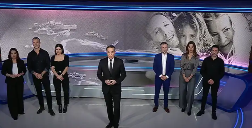 Así empezó Telefe Noticias tras la muerte de Mila Yankelevich: las sentidas palabras de Rodolfo Barili a la familia de Cris Morena