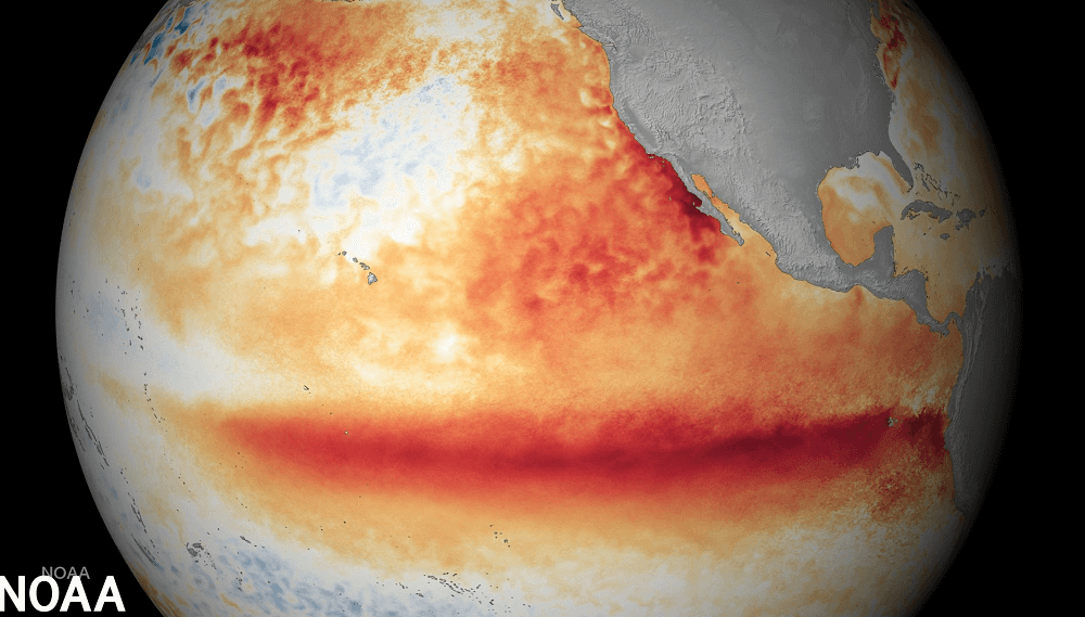 El Ni&ntilde;o se intensifica y anticipan uno de los eventos m&aacute;s fuertes de la historia reciente
