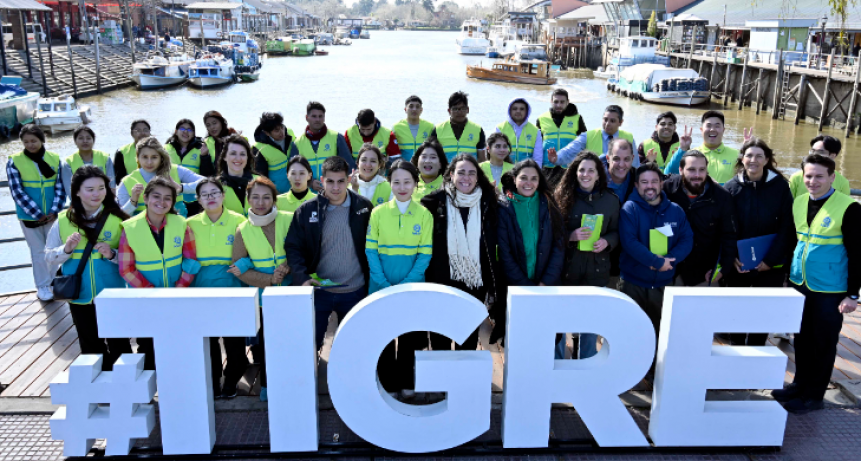 El Municipio de Tigre acompañó al grupo ASEZ WAO en un nuevo operativo de limpieza