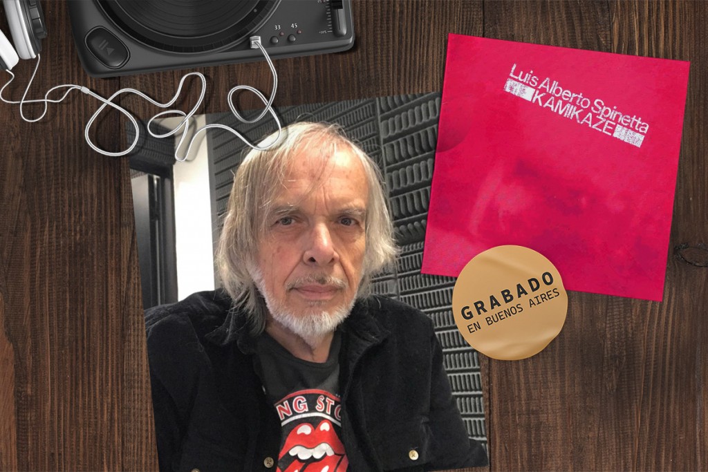 Grabado en Buenos Aires: Kamikaze, de Luis Alberto Spinetta, con Gustavo Gauvry