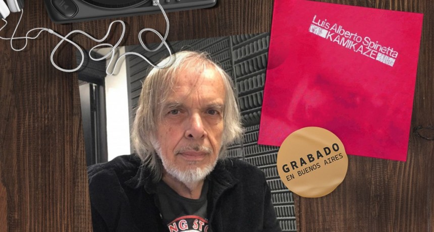 Grabado en Buenos Aires: Kamikaze, de Luis Alberto Spinetta, con Gustavo Gauvry