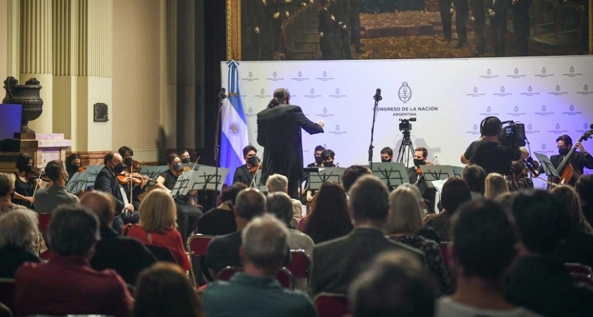 “Sonidos en la noche”, un concierto gratuito de la Orquesta de la Cámara del Congreso