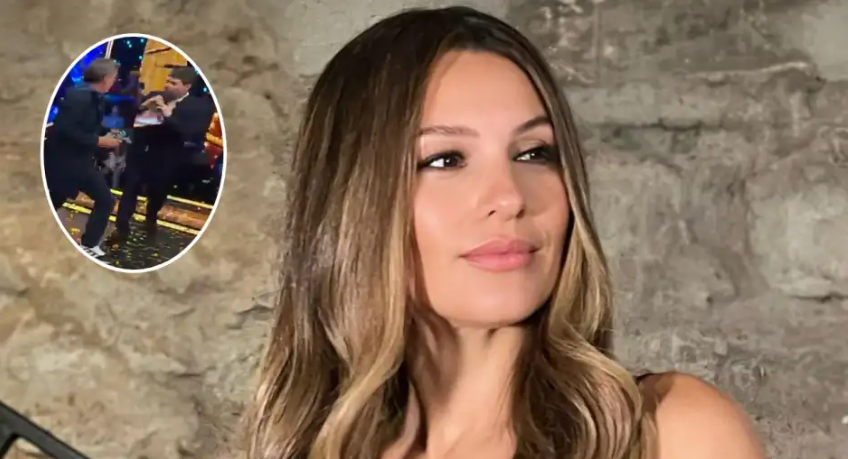 Un hombre se quiso abalanzar sobre Pampita en Los 8 Escalones y Guido Kaczka lo frenó: 