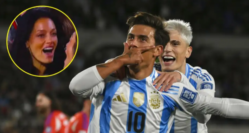 El video de Oriana Sabatini tras el gol de Paulo Dybala en el partido entre Argentina y Chile que fue furor en la red